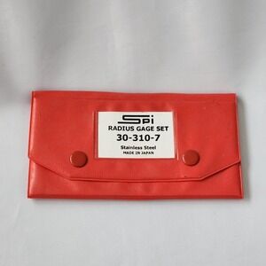 SPI Radius Gage Set 30-310-7 Stainless Steel Gauge Inspection Machinist Engineer
